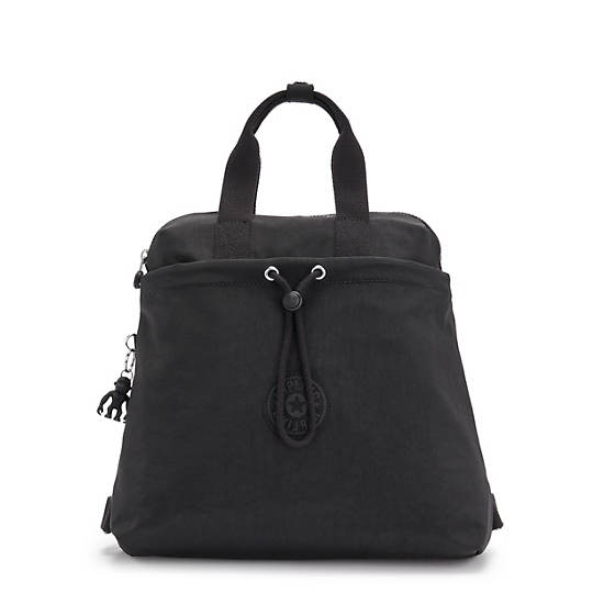 Kipling Goyo Medium Backpack Tote Håndtaske Sort | DK 1270WN